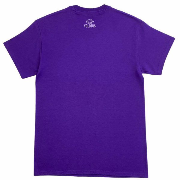 Unisex Dragon Print Graphic T-Shirt in Purple