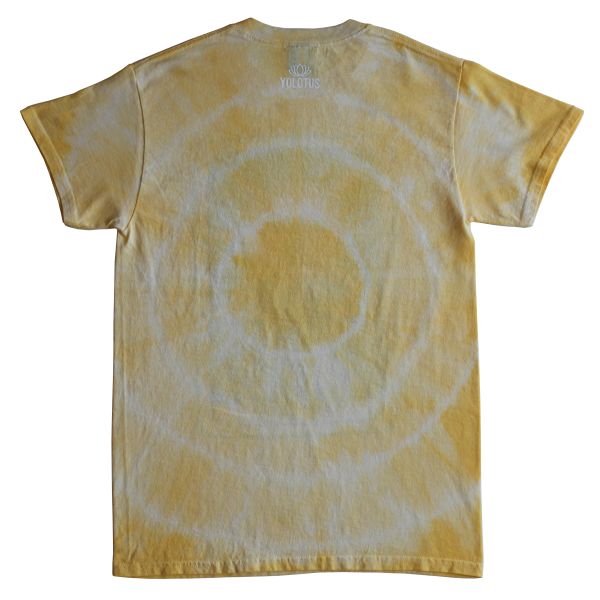 Unisex The Sun Tarot Card Astrology Graphic Tie Dye T-Shirt in Yellow